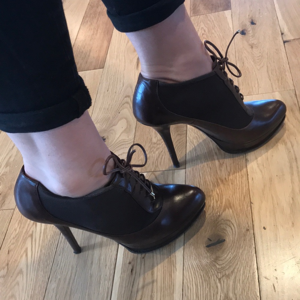 Dior Brown Leather Heels